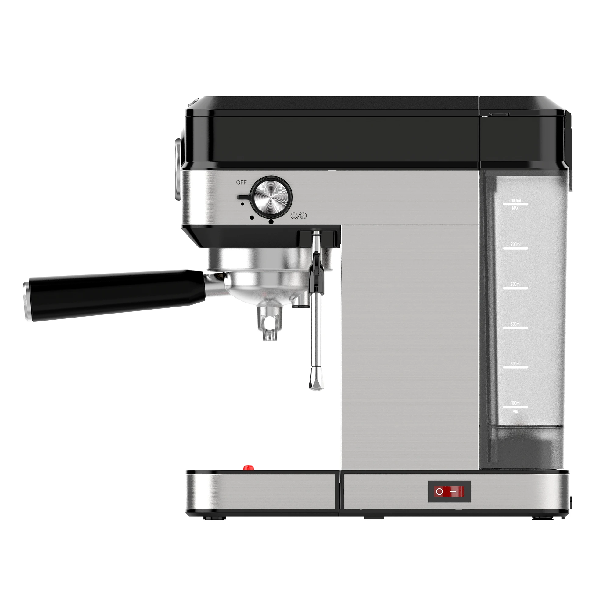 2023 Hot sale Espresso Coffee Maker Easy Control 20bars Pressure Gauge Stainless Steel Body Italian Espresso Coffee Machine