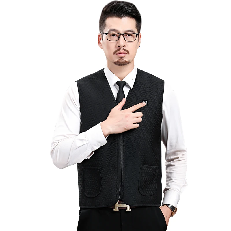 Новый дизайн 2020, электрический теплый и безопасный поставщик, мужской зимний теплый жилет с подогревом