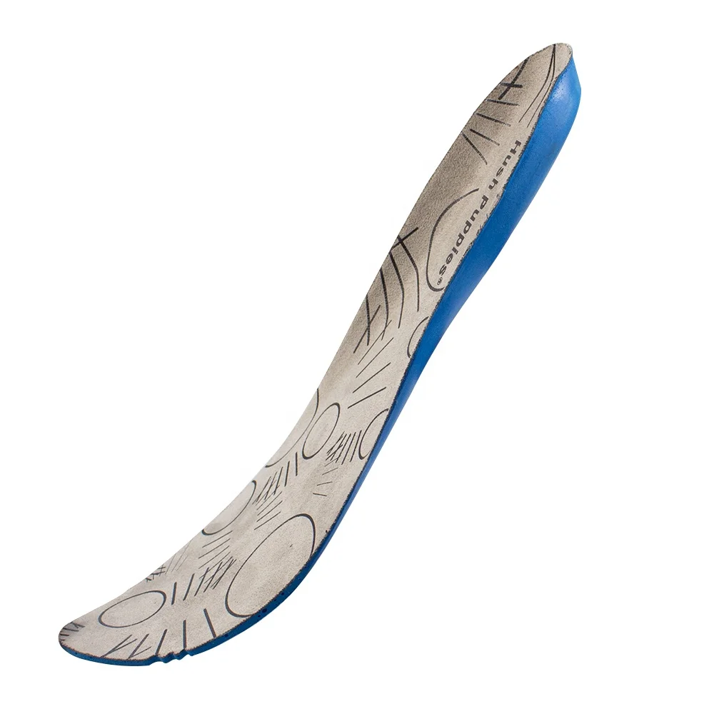 Custom printed logo high resilience shoe insole with mesh fabric