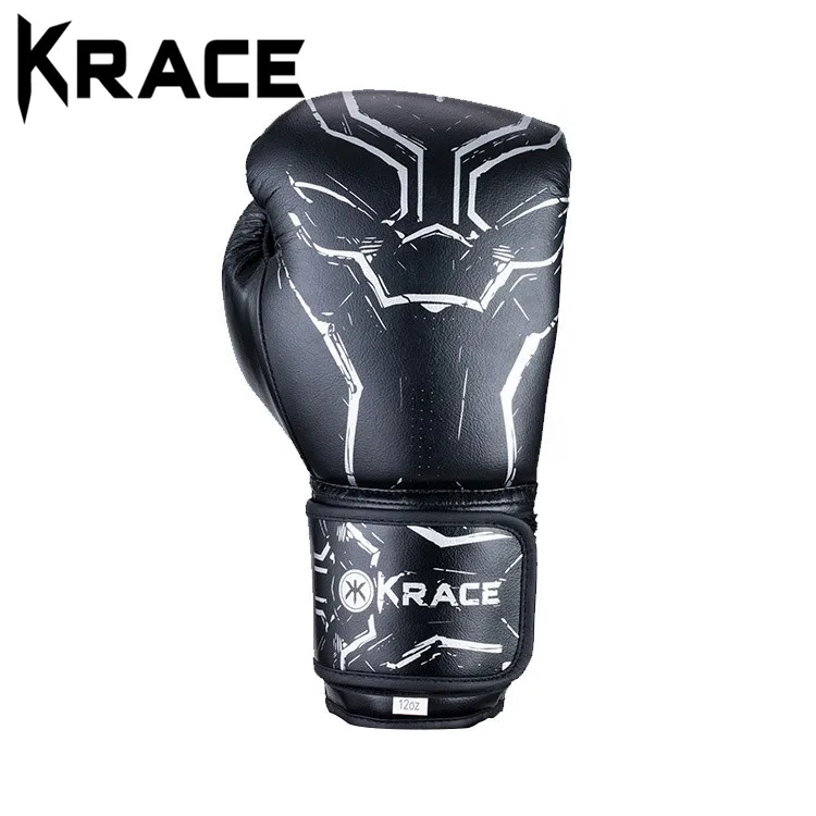 Krace 2020 Wholesale Professional Manufacturer Custom logo pakistan Leather Sports gel kick Power Training Boxing Gloves