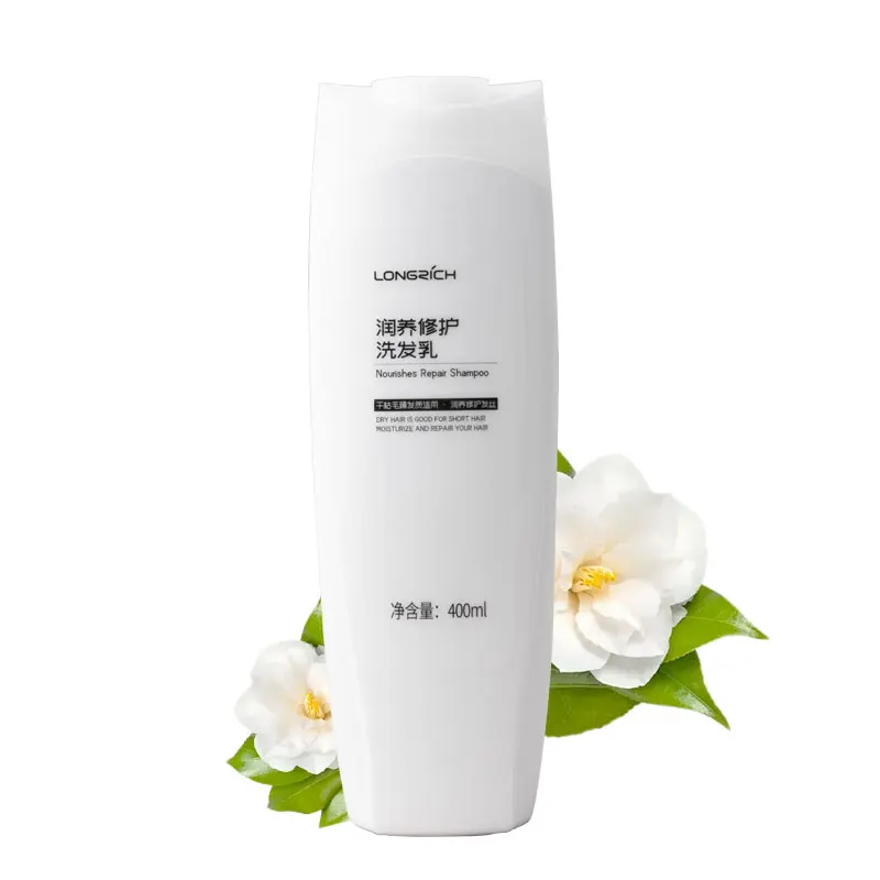 Customized label bulk OEM best natural organic anti Itching 400ml private label moisturizing deep cleansing vegan shampoo