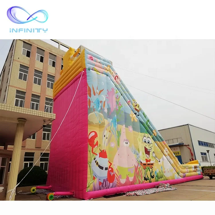 Popular Big Water Slides Inflatable Amusement Park Slide Slip and Slide Waterslide