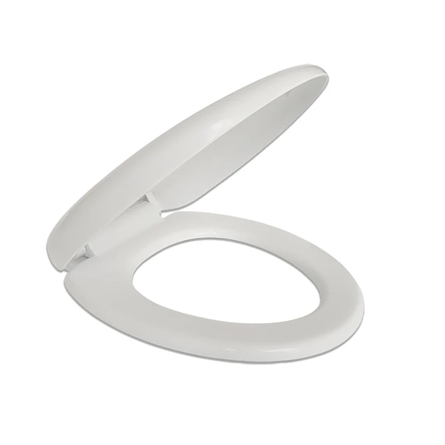 Круговое закрытое сиденье для унитаза, Лифт, переднее стандартное качество, новинка, утолщенное сиденье для унитаза с нагрузкой, белое
