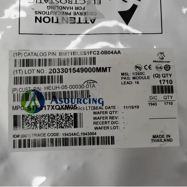 Asourcing электронные компоненты 802.15.1 Bluetooth BLE модуль