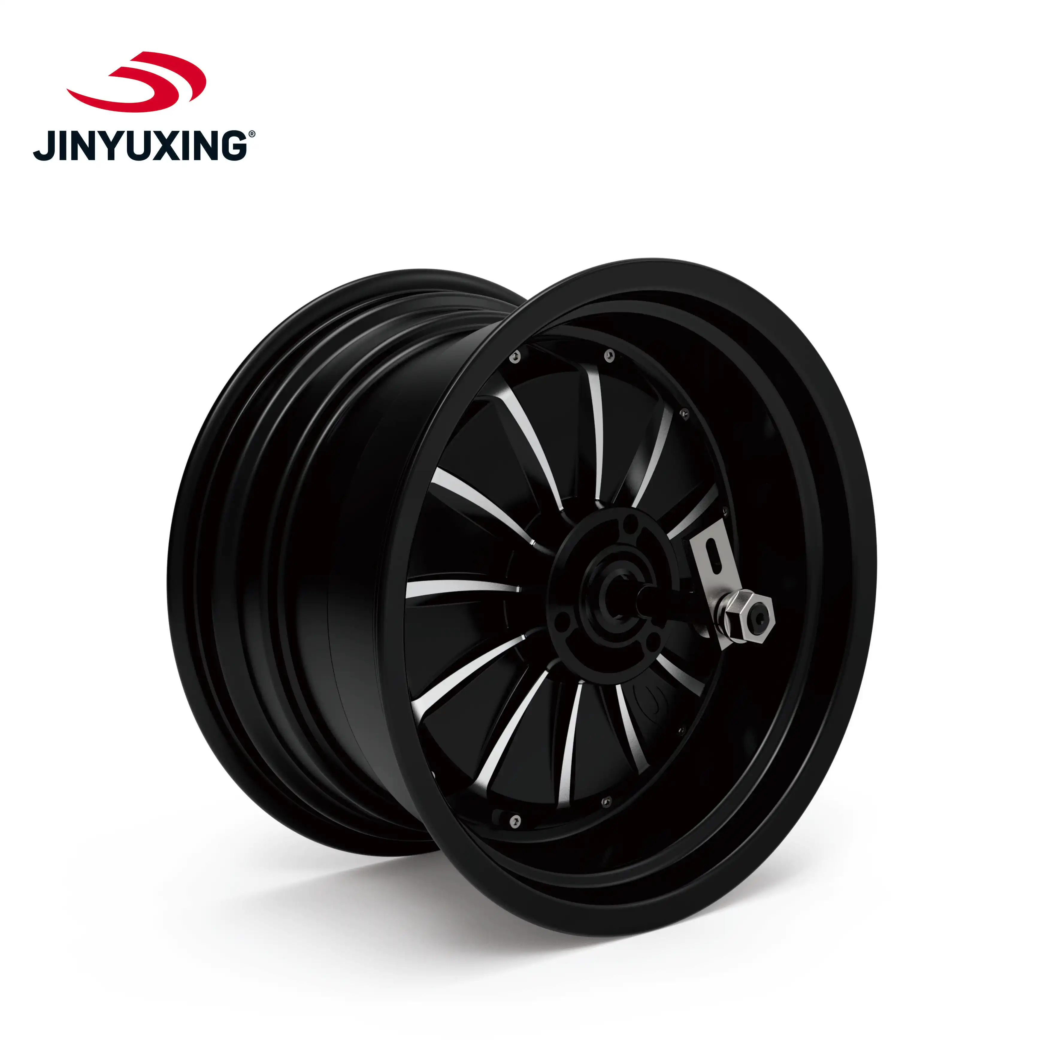 JYX Motor 13 inch 72V Halley 3kw Non - Gear Brushless DC Hub Motor Electric Motorcycle Engine