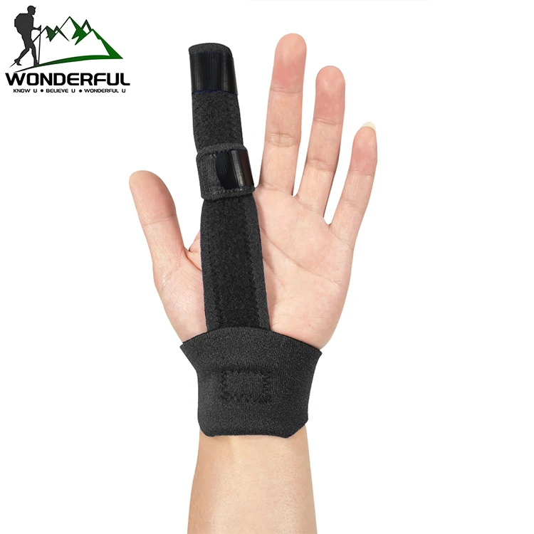 Long type Medical finger fixing splint breathable bandage compression tendon sheath strain Strip Splint Finger Ring Brace