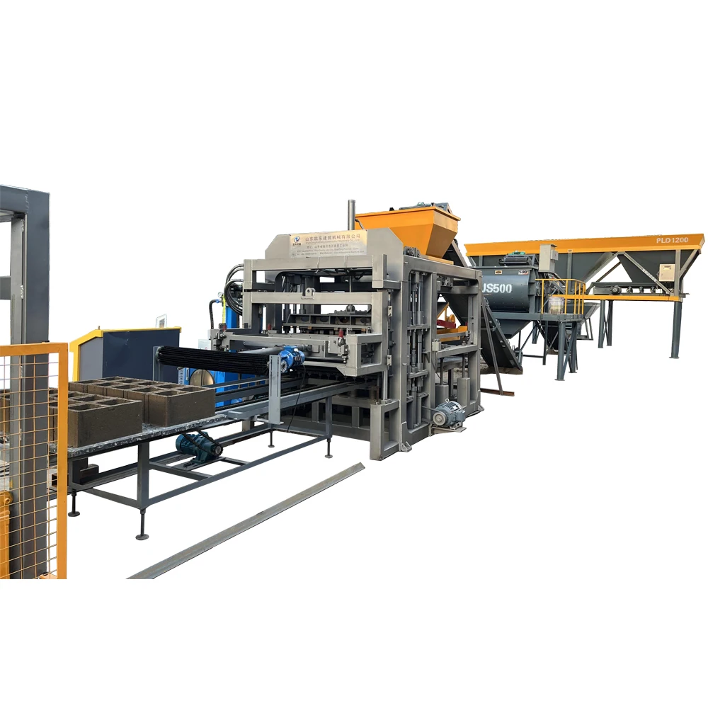Kaidong QT5-15 construction machinery hollow cement block making machine clay brick machine making automatic production line