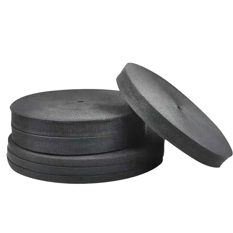 Woven Belt PP Polypropylene Plain Ribbed Belt Bag Accessories Polyester 900D Imitation Nylon Schoolbag Wrap Strap