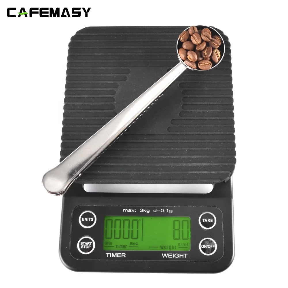 3kg/0.1g High Precision LCD Digital  Scales Electronic Kitchen Scale With Timer Drip Coffee Scale