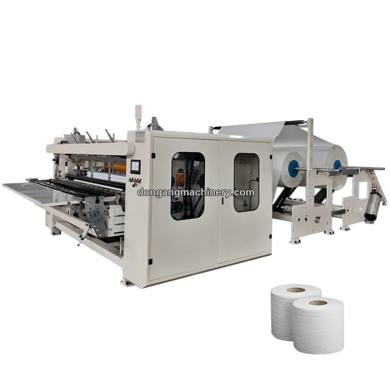 Full automatic cheapest small mini toilet paper making machine roll tissue machinery