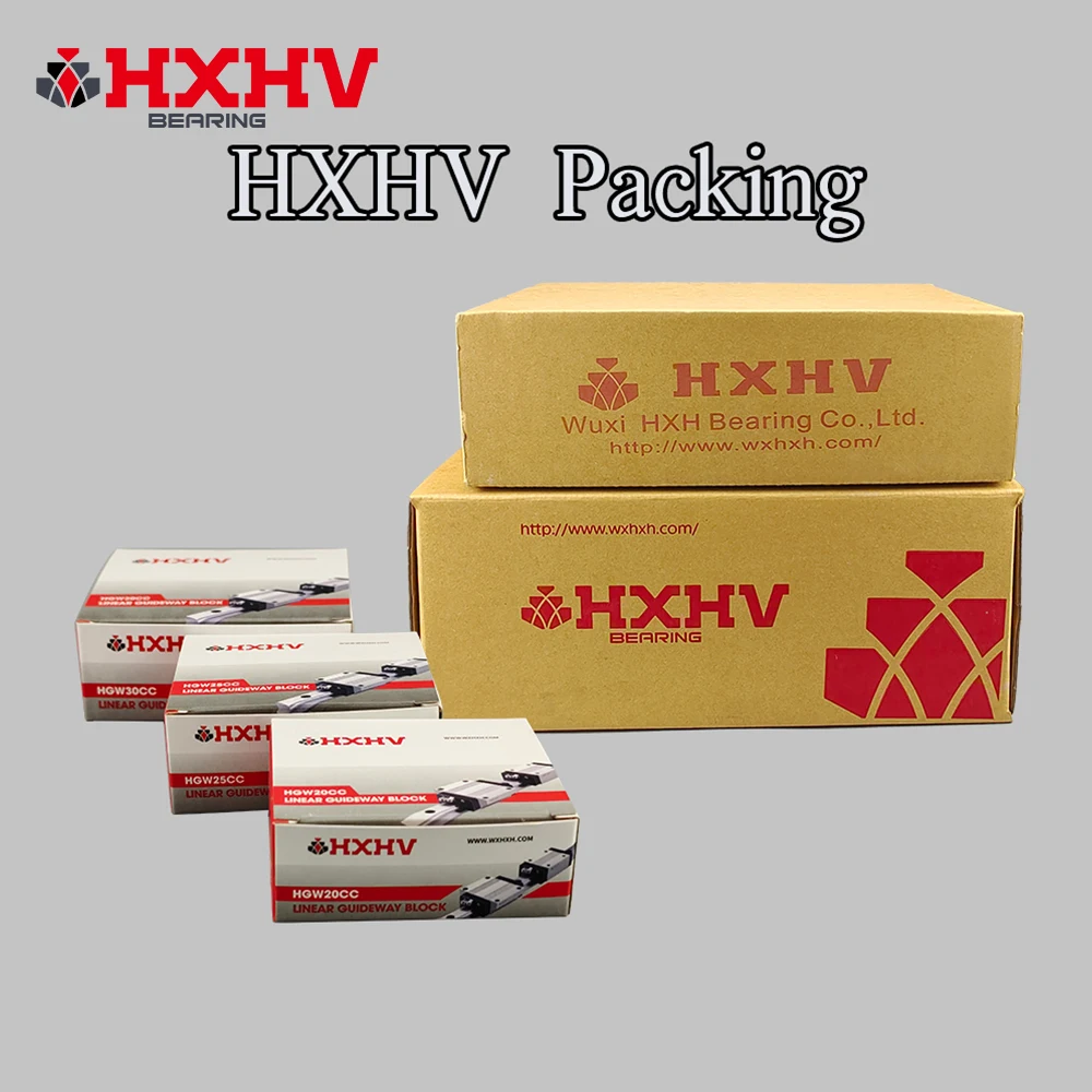 RGH55CA hxhv China cross roller caged linear needle guide ways guided6-100l carriages cnc