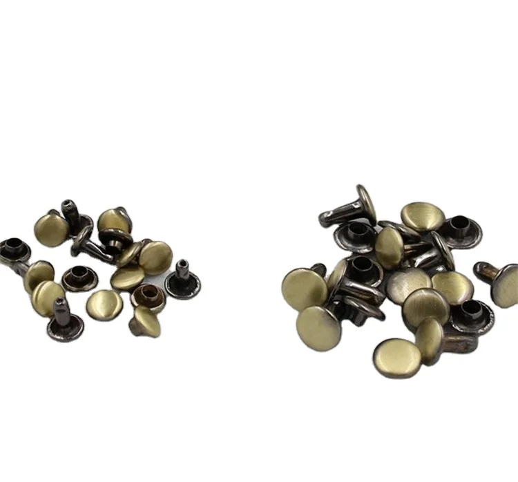High Quality rivets for leather Hardware Accessories stud rivets decorative double  studs rivet
