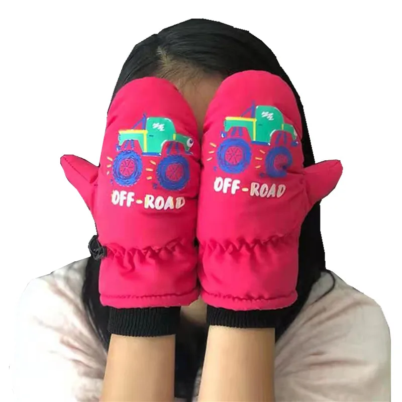 
 Детские Спорт на открытом воздухе зимние Утепленные водонепроницаемые для катания на сноуборде изготовленный на заказ для лыжного спорта Детские зимние лыжные штаны приятные на ощупь варежки для детей  