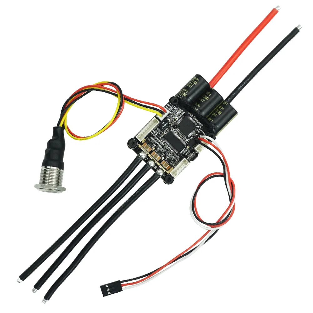 Электрический регулятор скорости Flipsky FSESC Mini V6 MK5 для серфинга Ebike ESC на базе VESC 6 с алюминиевым анодированным радиатором