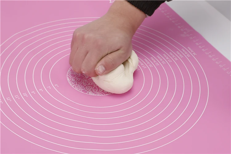 
Dough Rolling Nonstick Silicone Baking Anti-slip Mat Silicone Baking Mat Pastry Mat With Measurements 