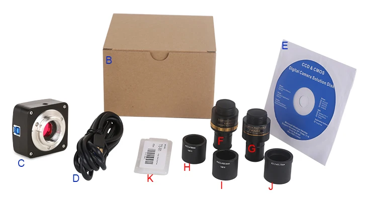 BestScope BUC3D-500C 5.1MP High Resolution C-mount USB3.0 CMOS Digital Microscope Camera