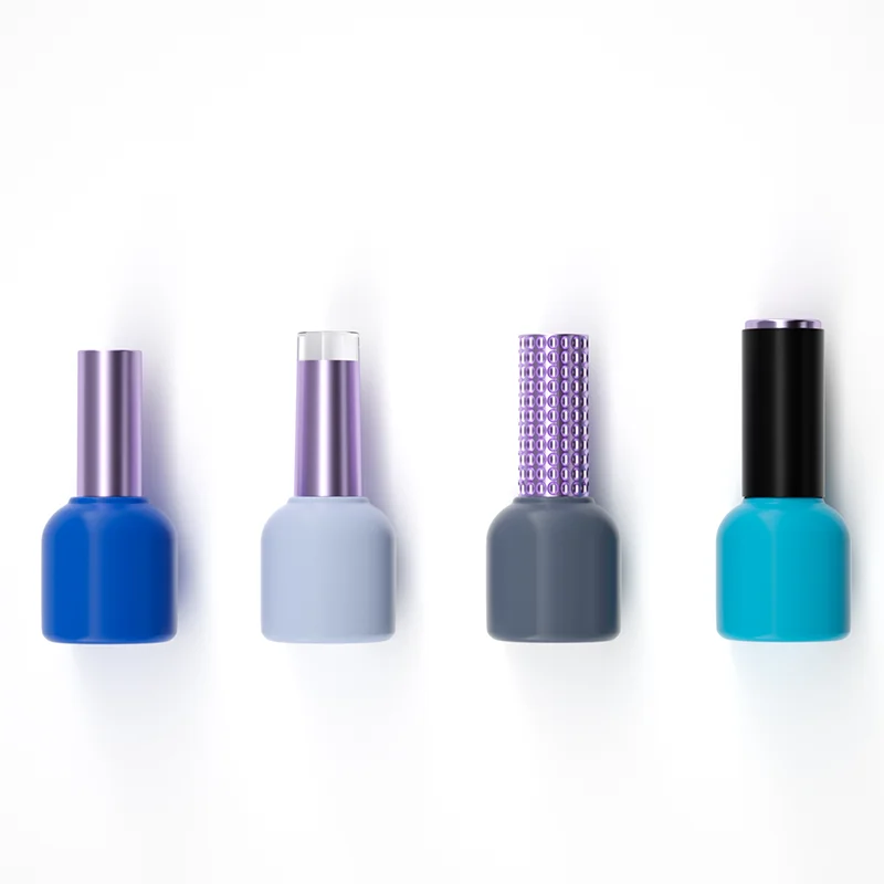 11ml custom made fancy round glass bottle empty nail polish gel polish bottles for gel nail
