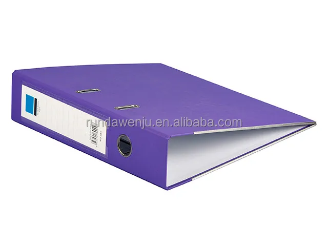 Factory Direct Wholesale A4/A5 Size Cardboard File Cover with Plastic Clip for Office & School Supplies