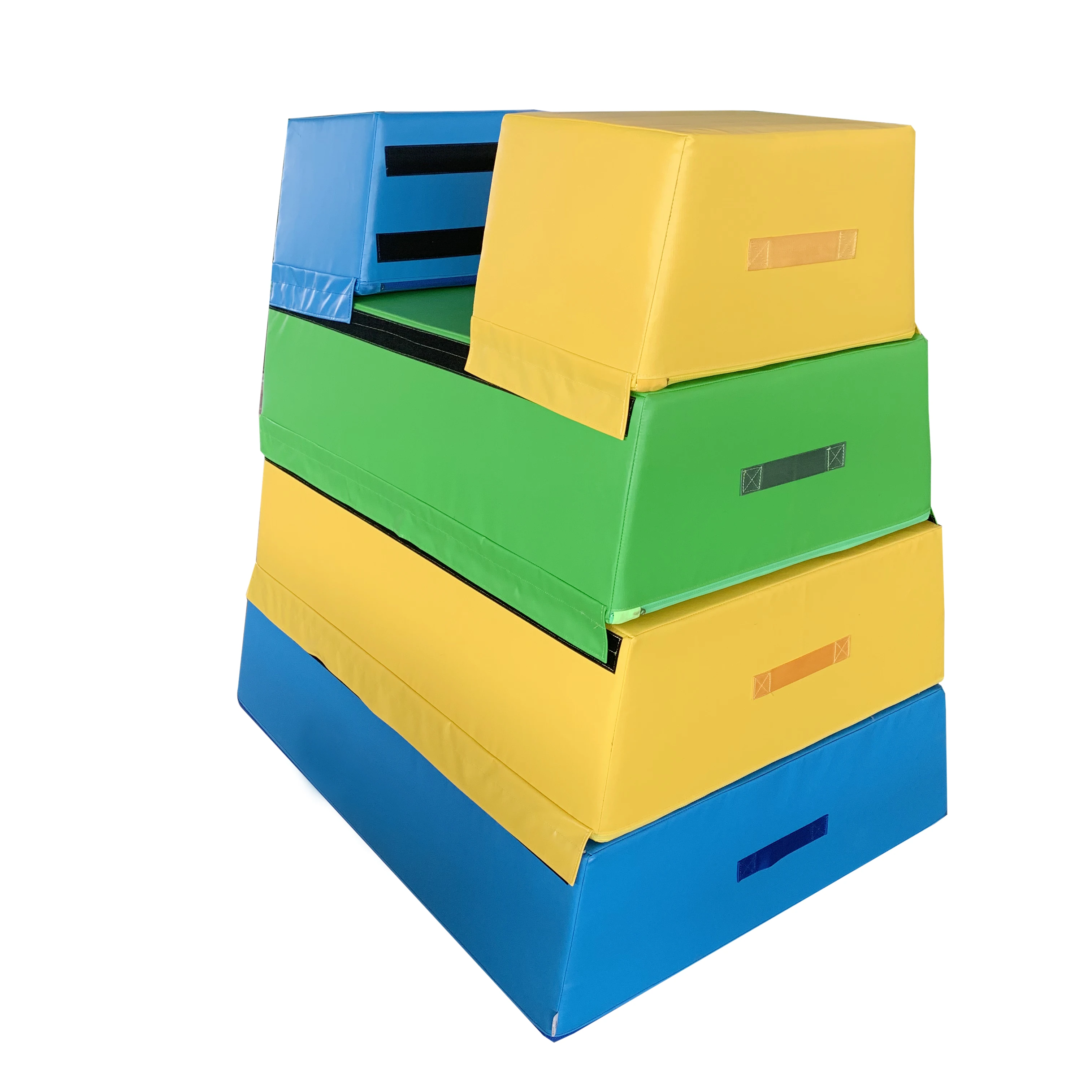 gymnastic pommel horse foam vaulting box /pyramid jumping mat/square gymnastic mats