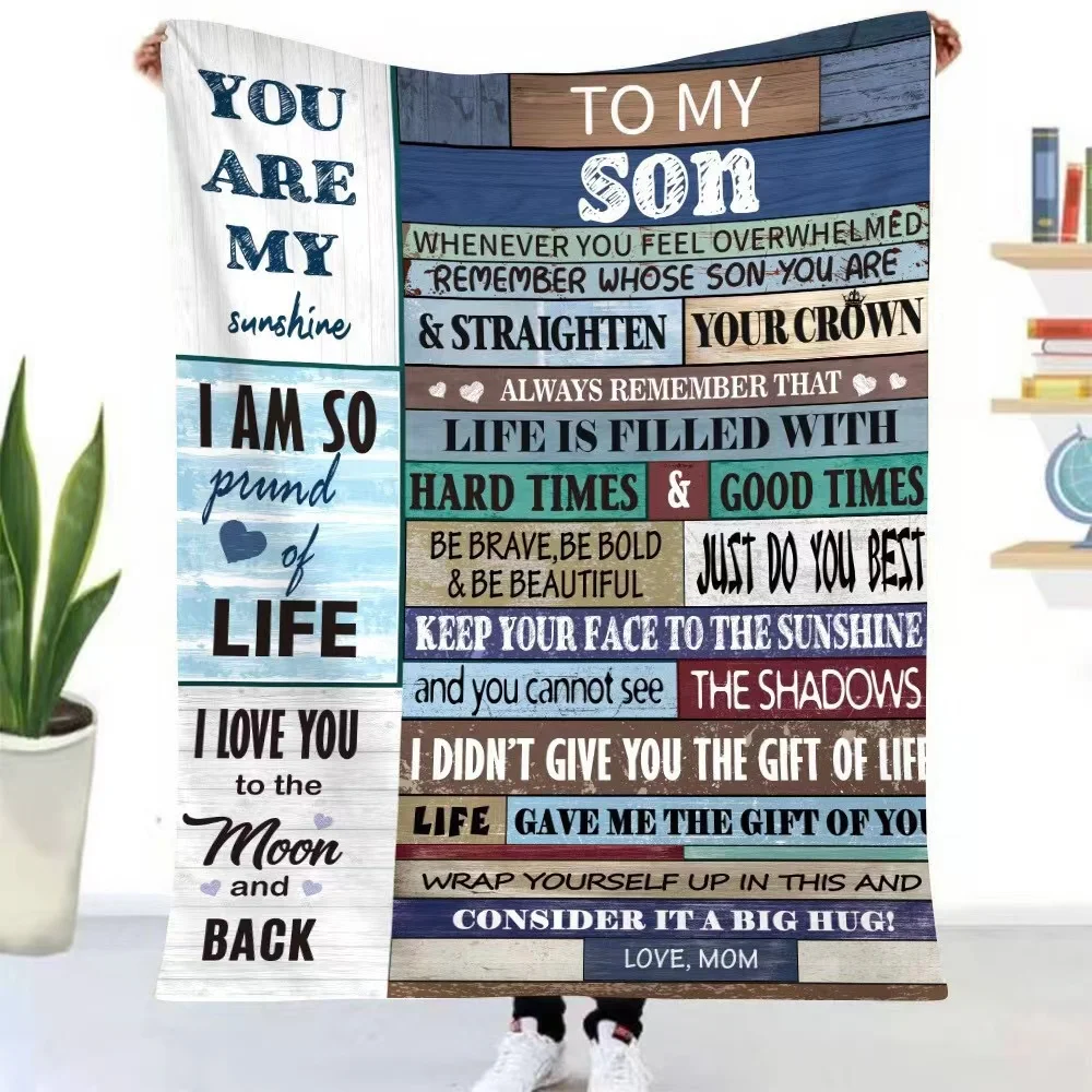 amazon popular DIY custom pattern print love letter blanket sublimation soft flannel Blanket