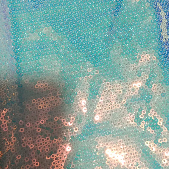 For Bags PET Toys Fabrics 3cm Illusion Fish Scale Sequins Satin Embroidery Sequins Fabric
