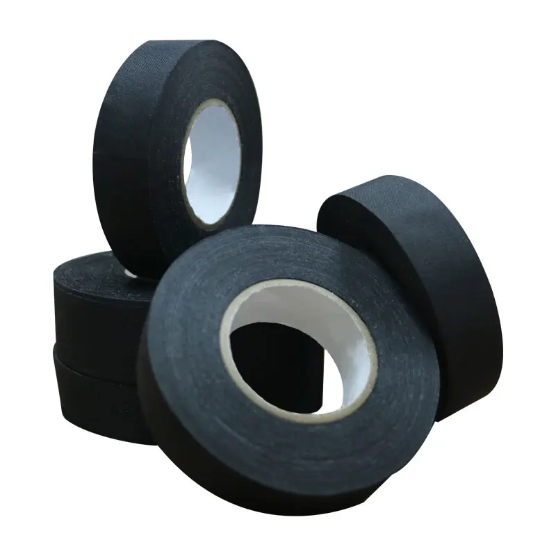 Black Color Fiber Polyester Cloth Felt Wire Harness Electrical Tape