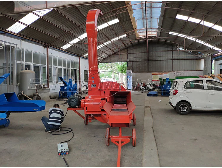 Agricultural Electric Gasoline Engine Fodder Silage Grinder Animal Feed Making Grass Straw Cutting Rice Machine Poultry Process