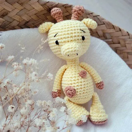 Custom Knitted Amigurumi Unicorn Angel Horse Bear Elephant Dinosaur Rabbit Animal Toys Cute Handmade Doll Crochet Bunny Toys