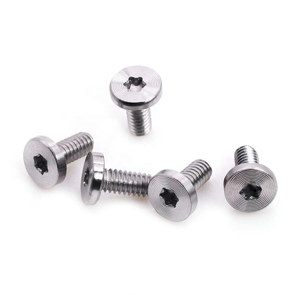 
Customized Torx anti-theft screw Stainless Steel CD Pattern Head Texture Flat screw fasteners 