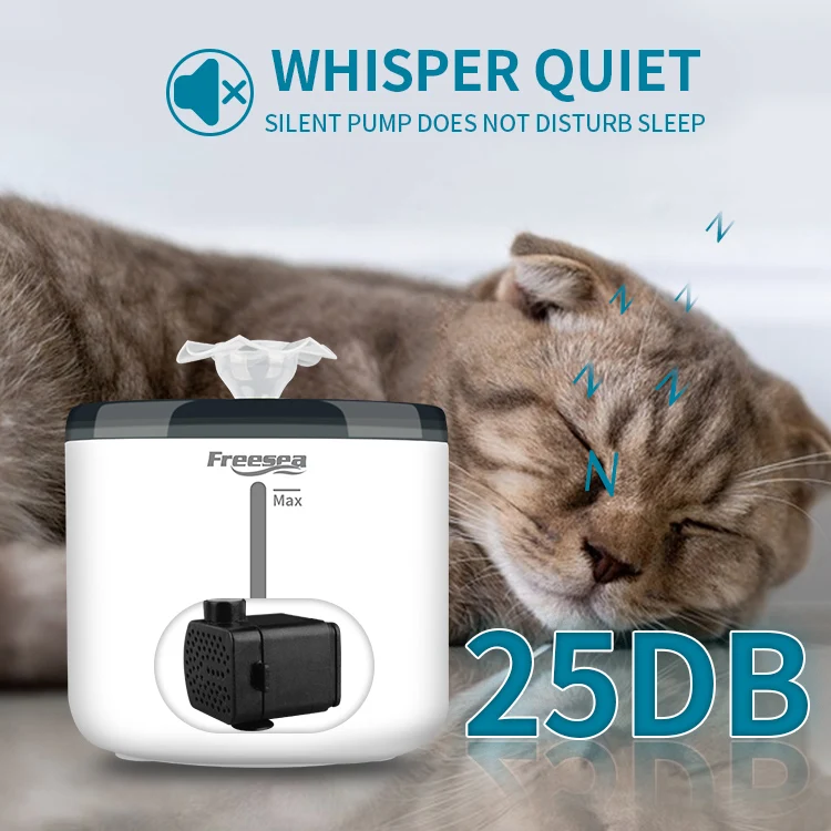 Amazon Top Seller Automatic Dog Cat Pet Water Fountain Bowl Leak Proof High Quality Usb Dog Fountain Cat Water Dispenser Pet