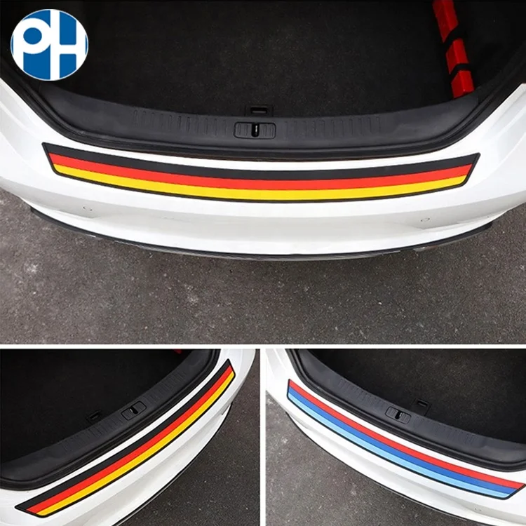 
PH car rear bumper sill protector plate strip 