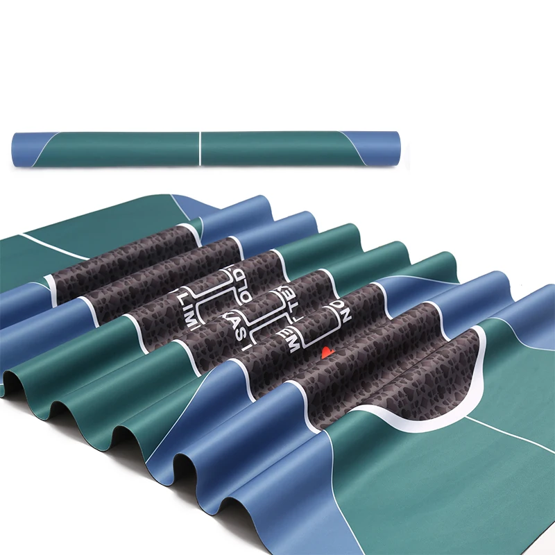 Custom Branded Logo Large Size Rubber Play Card Poker Table Mat Extra Size Round Shape Mahjong Mat with Printing