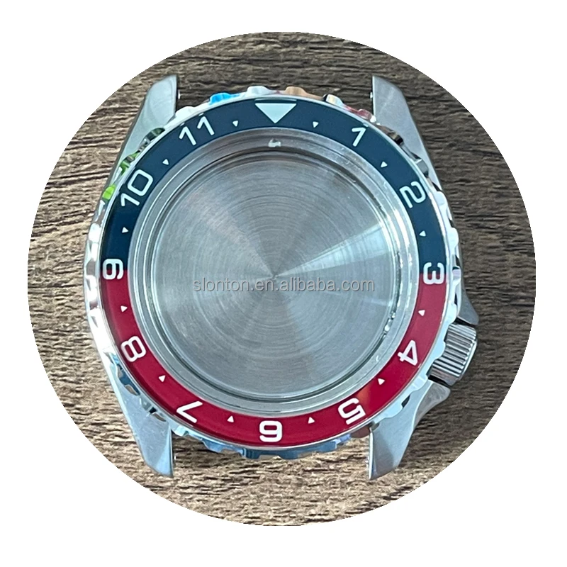 Slonton customize divers titanium watch case, custom logo watch case