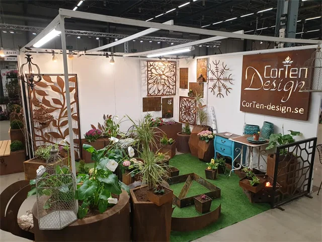 New design outdoor metal wall tree art privacy screen garden screen panels