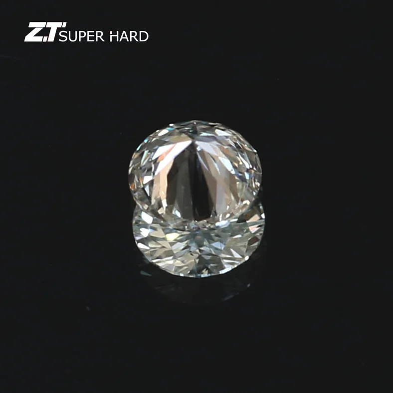 Polished lab cultured diamonds cultivated hpht synthetic diamond