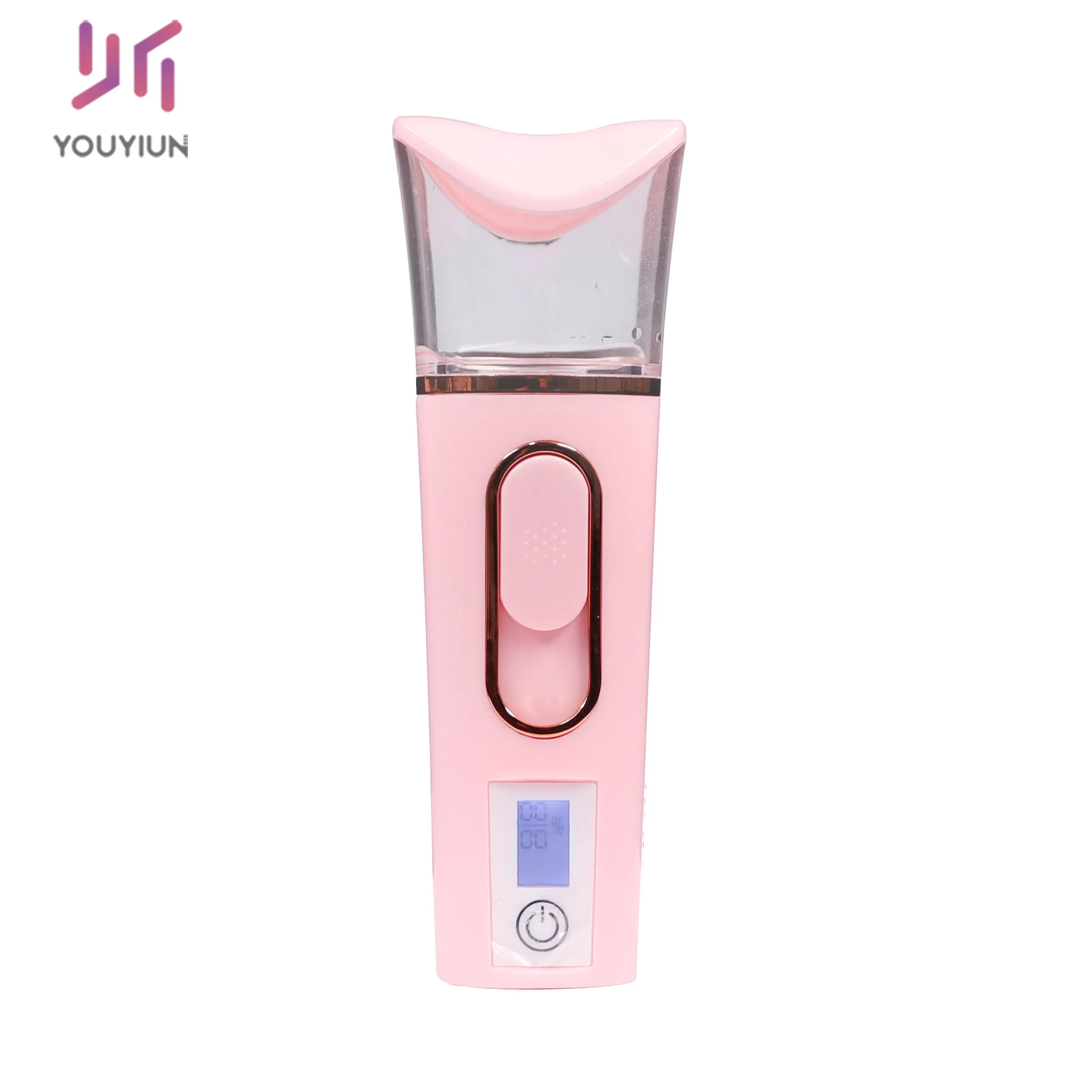 
Nano Mist Sprayer with Skin Analyzer Moisture Tester Portable Cool Mini Steamer Mist Spray Eyelash Extensions Face Moisturizing 