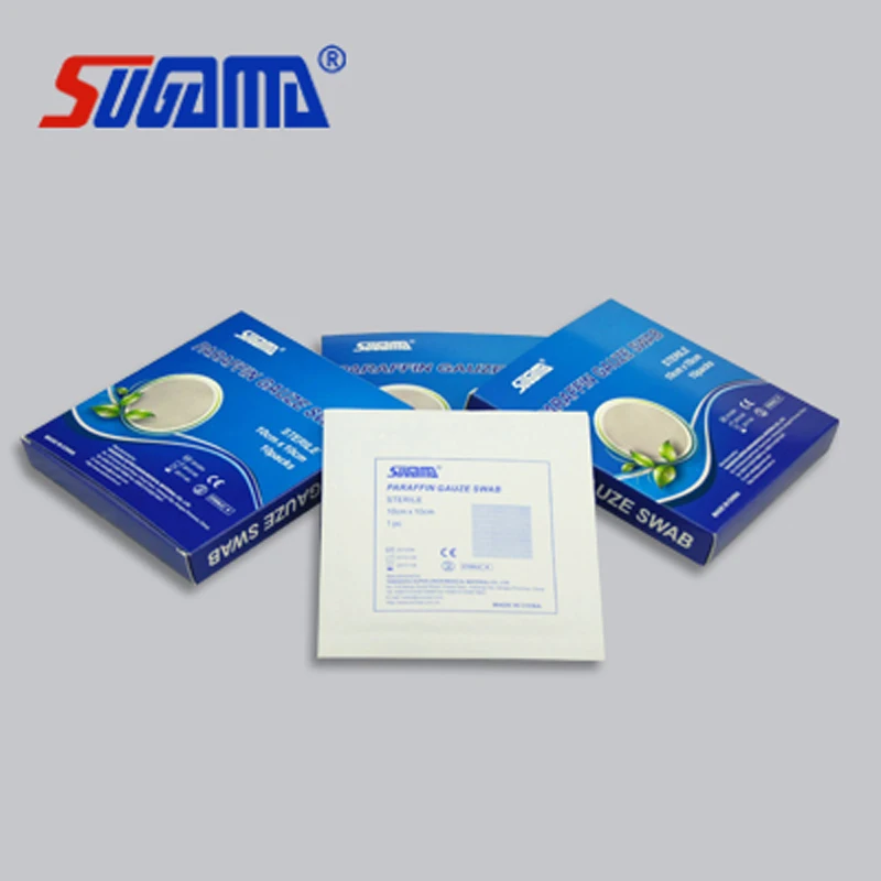 medical vaseline gauze pad paraffin gauze dressing