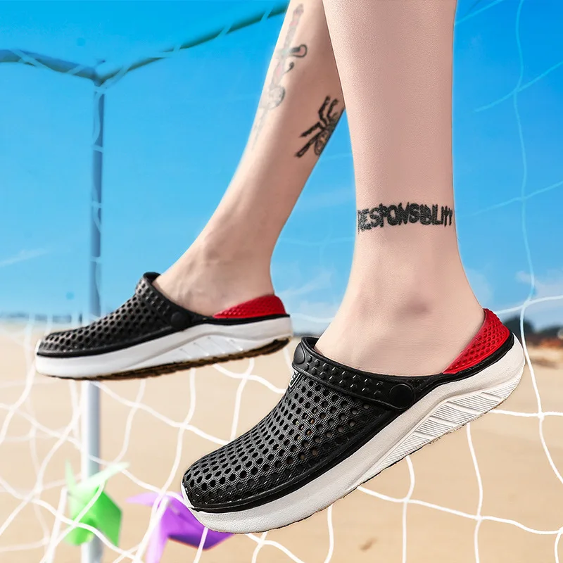 Summer Unisex New Design Slippers Nest Lazy Sandals Casual Couples Sandals Beach Shoes Medical Clog Shoes