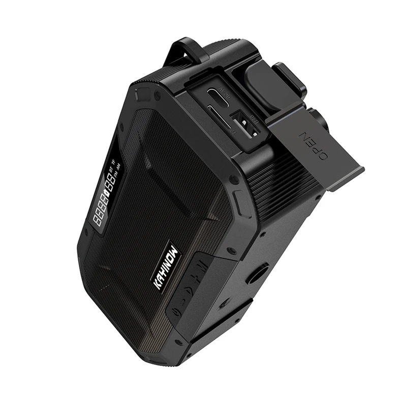 DF580  Custom logo Speaking True Wireless Stereo Outdoor Speaker Wireless BT 5.0 TWS high quality radio Speaker