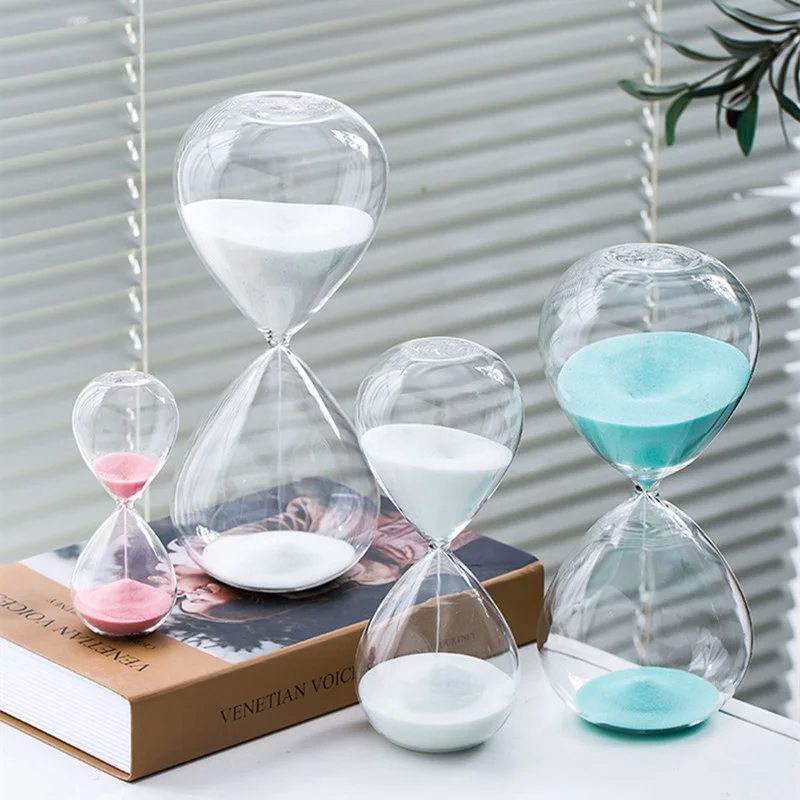 North Pendulum 5 10 15 30 60 minute Sand Timer Hourglass Color Sand Glass Hourglass For Classroom Office Decoration