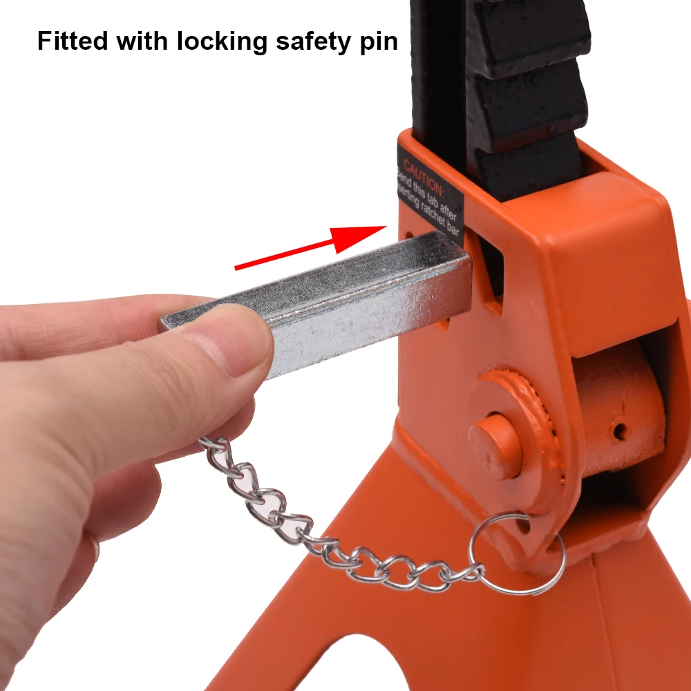 Твердая грузоподъемность 2 тонны регулируемая высота Автомобильный домкрат подставка безопасные инструменты автомобильный