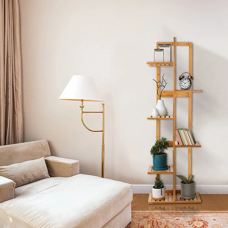 Last Longer High Quality 100% High-Quality Bamboo Bicycle Plant Stand