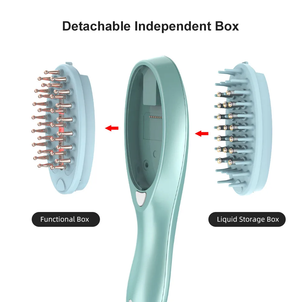 Updated Design Electric Scalp Massager Combs Machine Hair Growth Scalp Application Tools Hair Massage Brush Comb