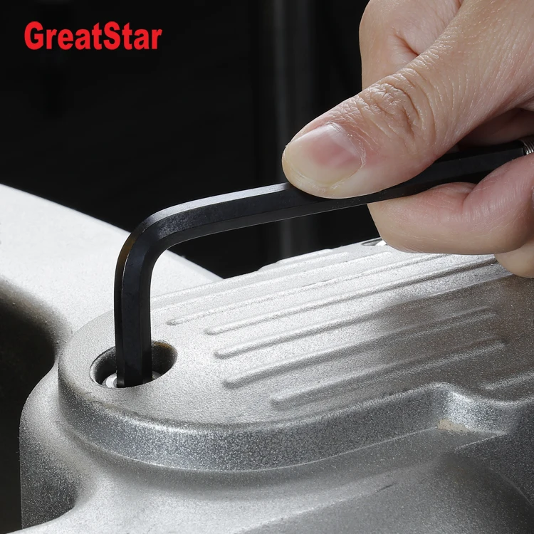 supplier price wholesale L type Allen Hex key flat end Metric size Imperial inch for Hexagon socket screw wrench