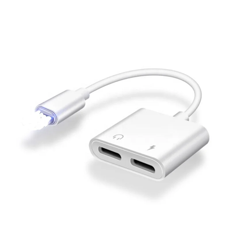 2 In 1 Type-C OTG Adapter 18W DP QC Fast Charge Cable Converter Type C to TypeC/typeC Charging Splitter