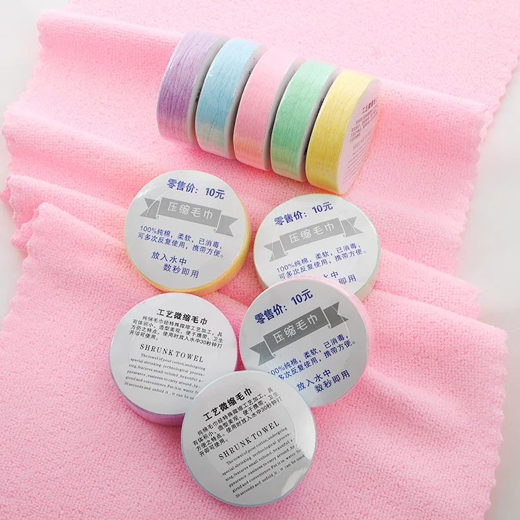 Multicolored Cheap Face Towel Square Combed Yarn Woven Hand Towel Portable Eco-friendly Compressed Cotton Towels For Travel