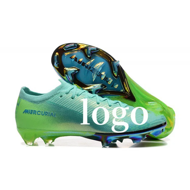 Assassin 16 Built in Full Air Cushion Waterproof Knitted Plated Bottom Luminous Surface FG Football Shoes