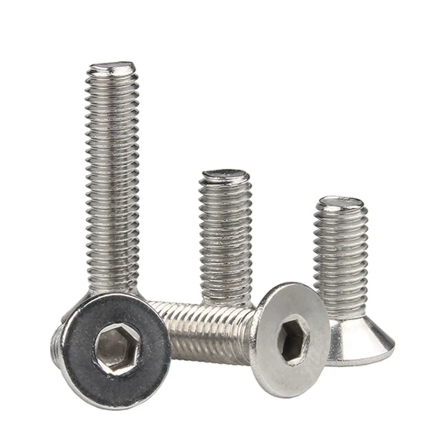 DIN 7991 Hex Socket Flat Head Machine Screw 304 Stainless Countersunk Bolt M5 x 20