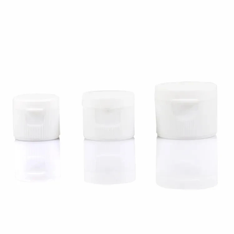 Wholesale 18/410 20/410 24/410 28/410 Black White Clear Plastic Flip Top Cap for PET Bottles Lids Bottle Caps Closures