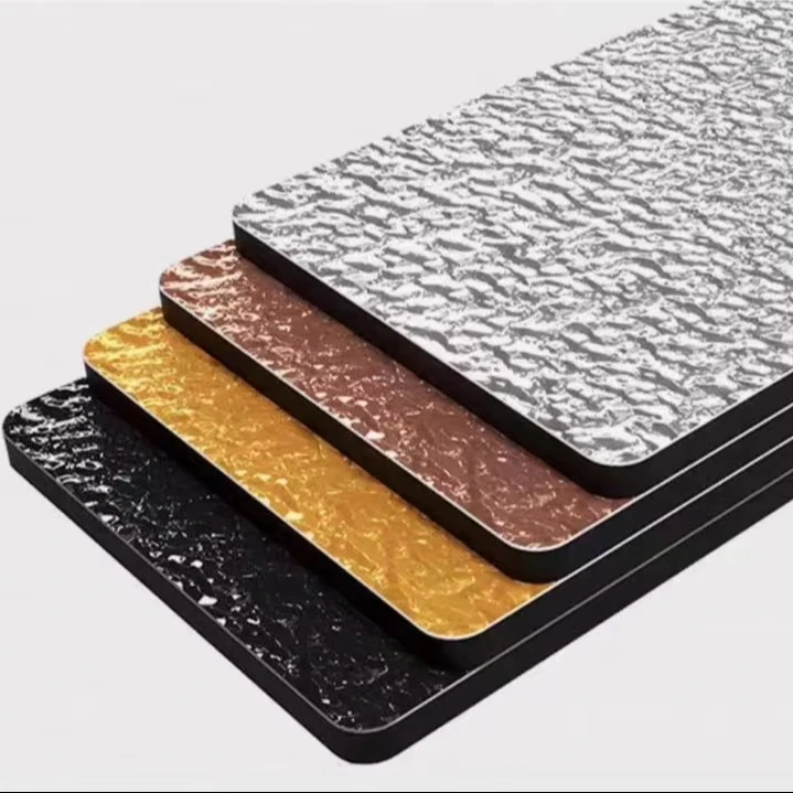 Factory bamboo charcoal metal finish wpc wall panel bamboo wood fiber panel interior decorative board